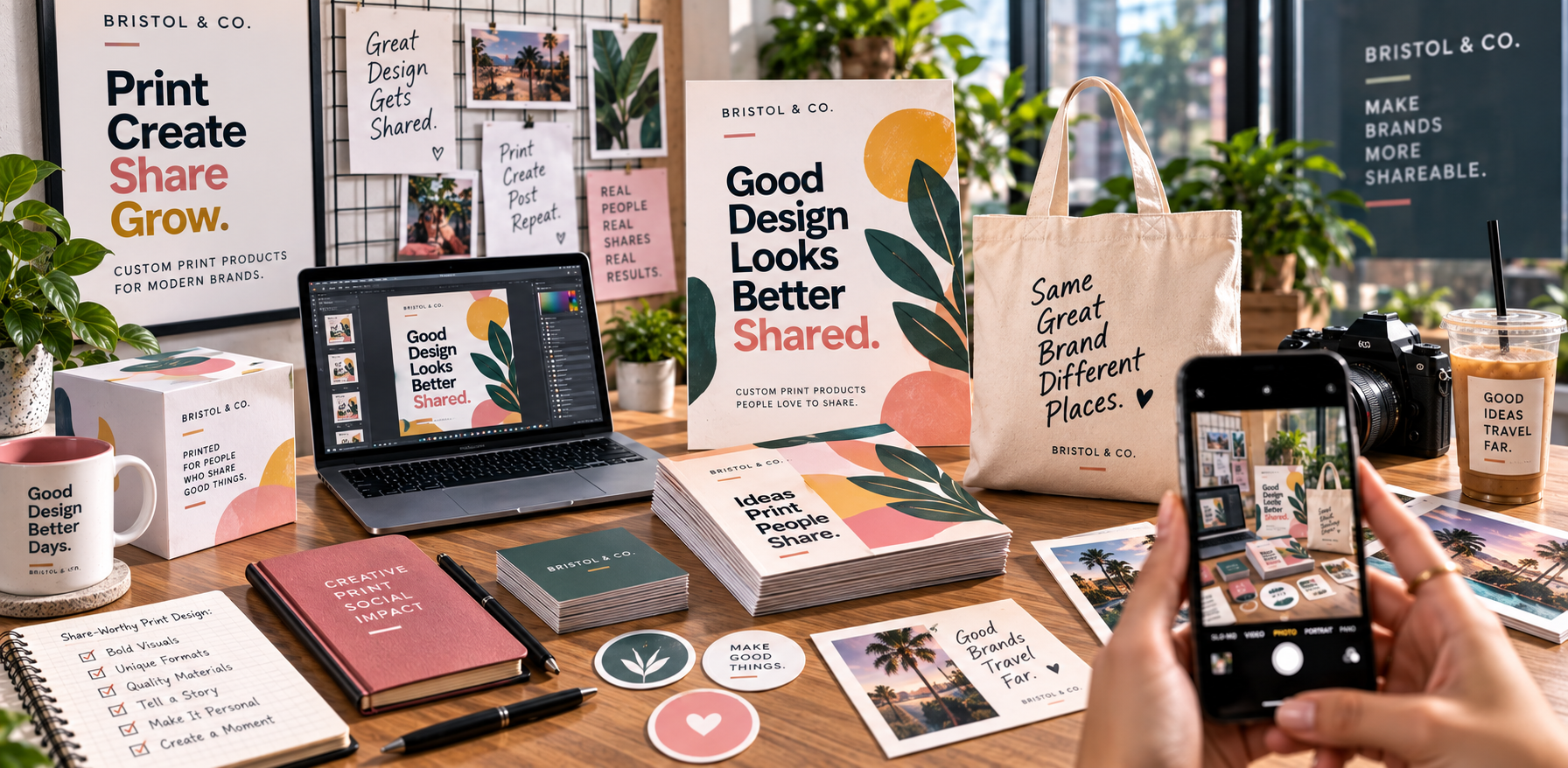 How to Design Print Products That Customers Love to Share on Social Media