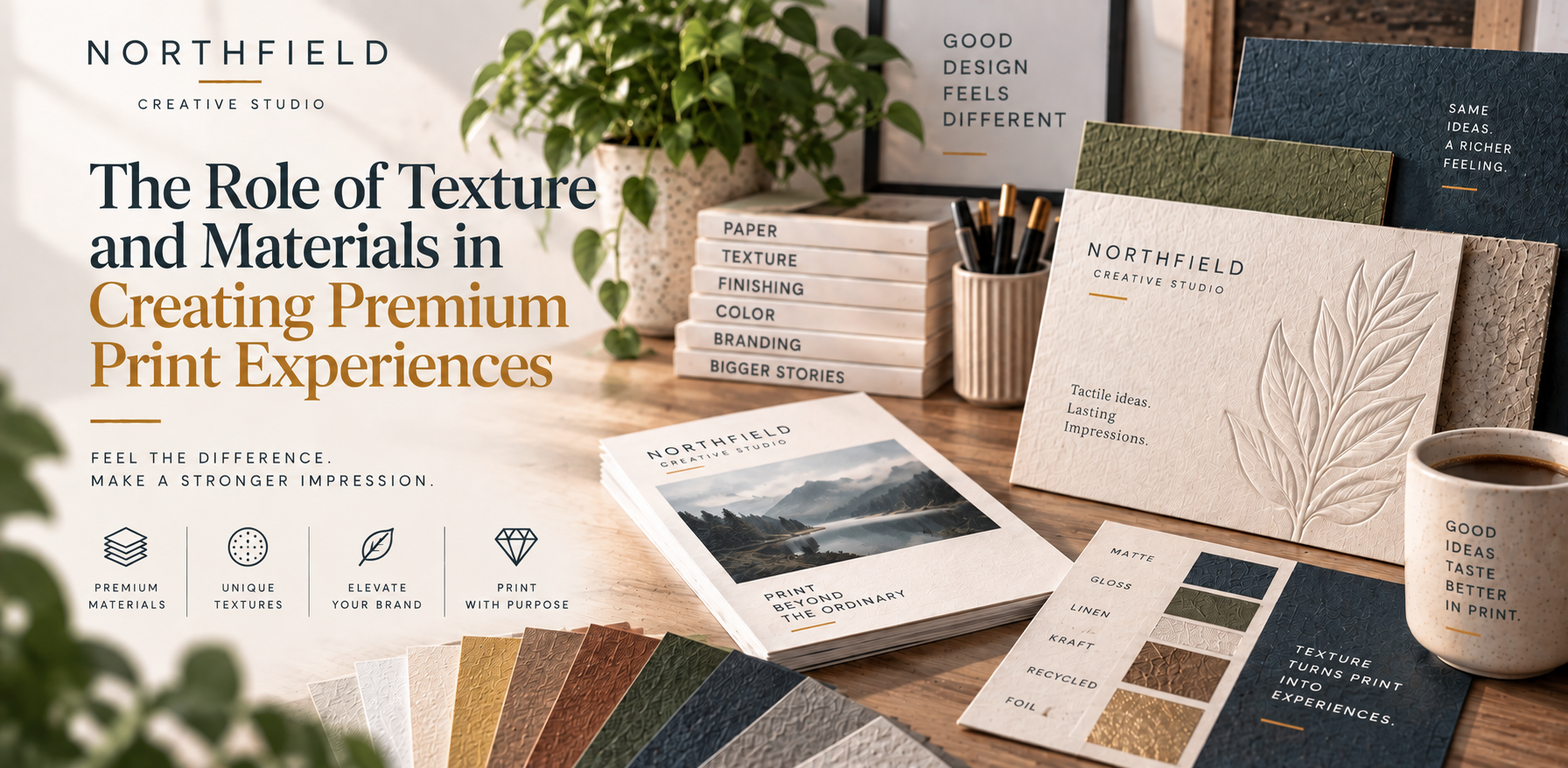 The Role of Texture and Materials in Creating Premium Print Experiences
