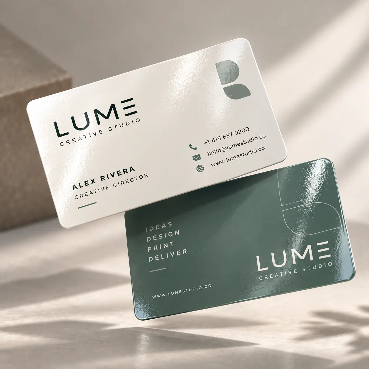 Glossy Card